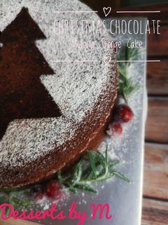 Christmas Chocolate Victoria Sponge Cake
