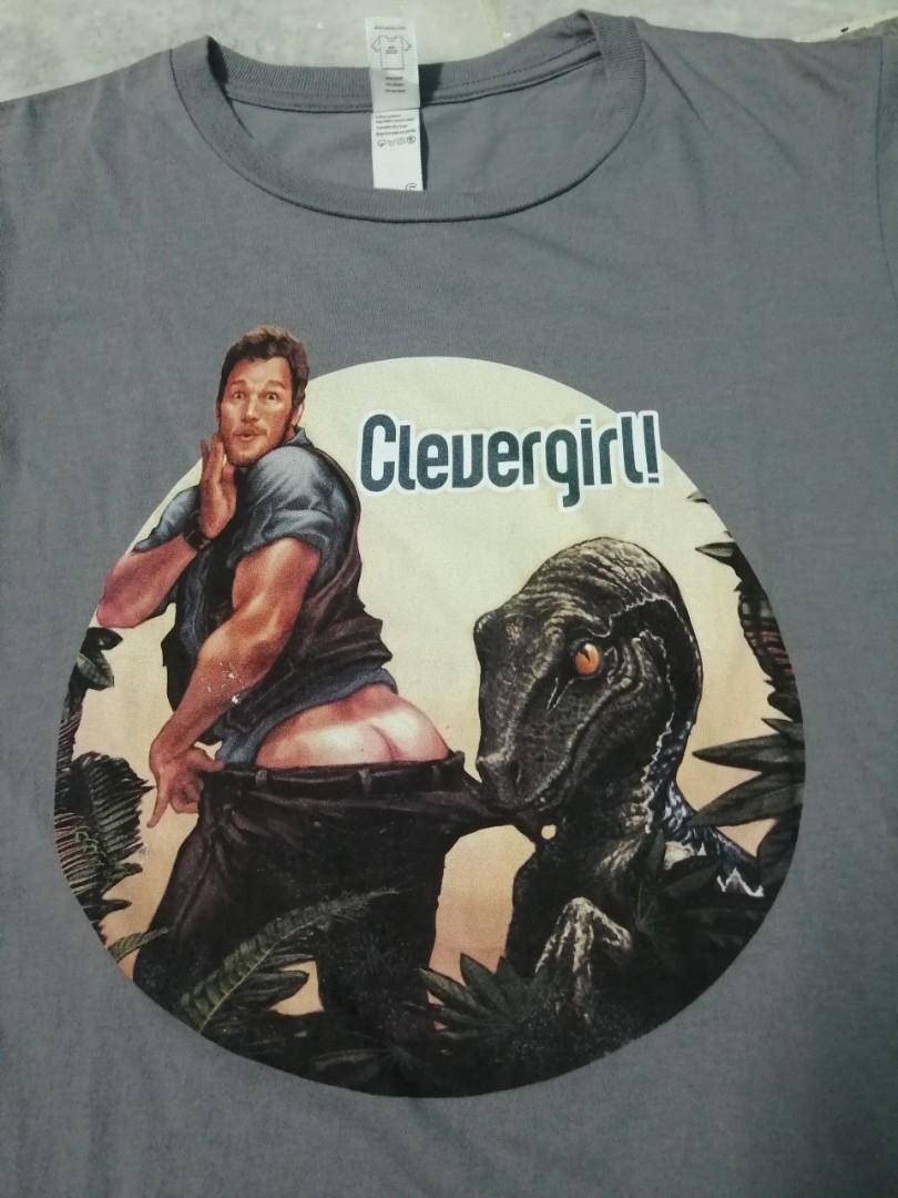 Clever girl jurassic park tshirt, Men's Fashion, Tops & Sets, Tshirts