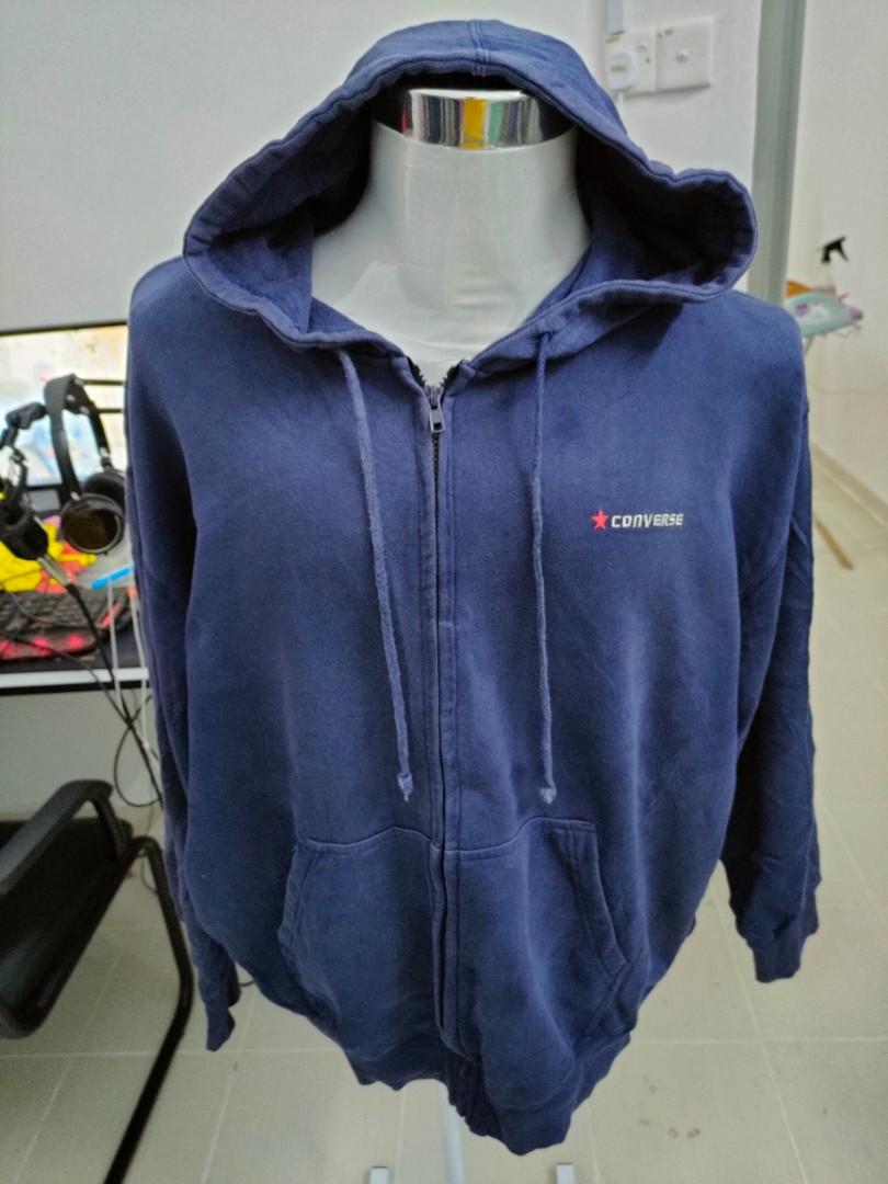 Jaket hoodie hot sale converse original