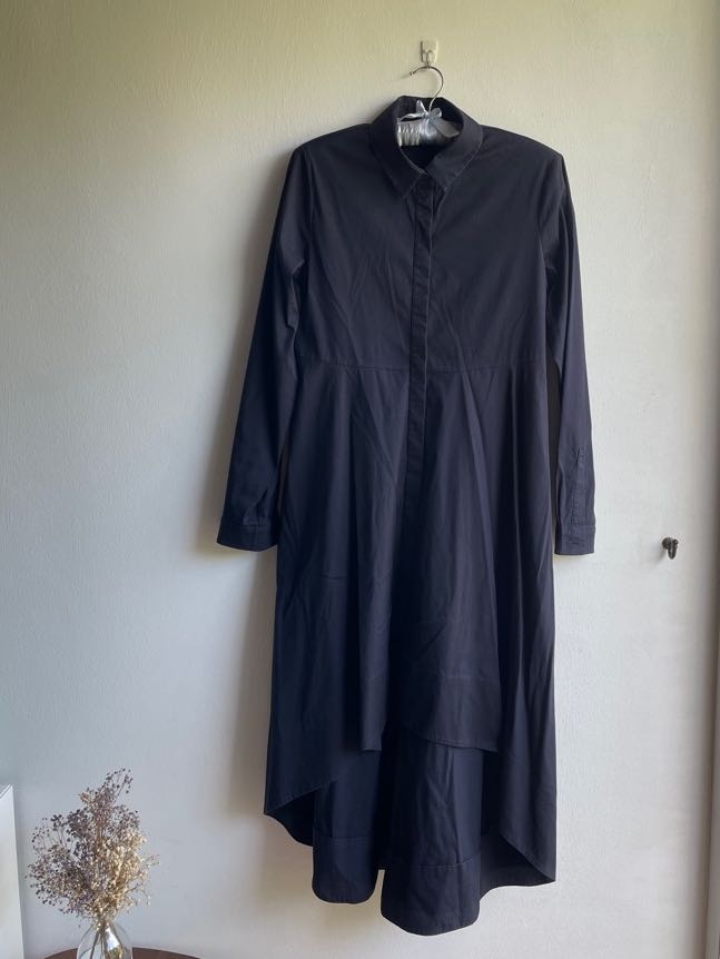 Cos navy shirt sales dress