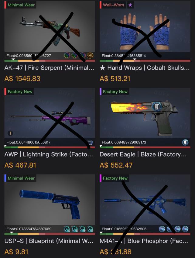 Csgo skins(mid tier), Video Gaming, Gaming Accessories, In-Game ...