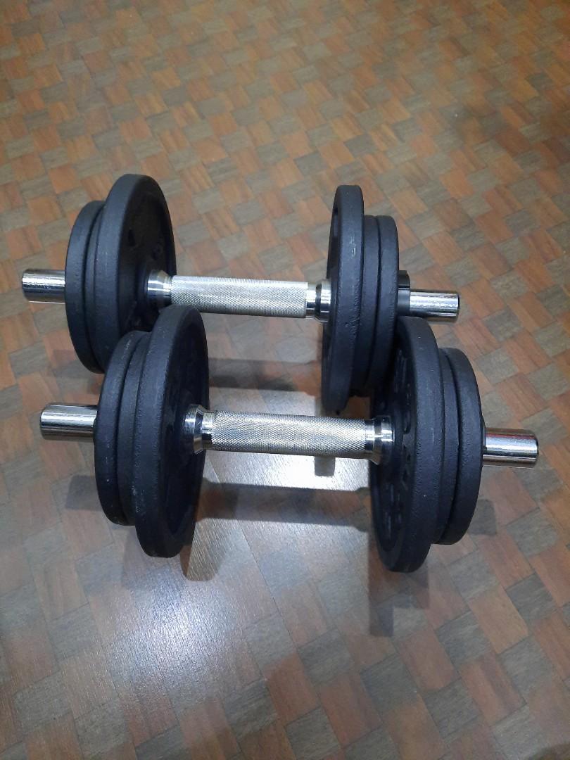 20kg dumbbell decathlon cheap