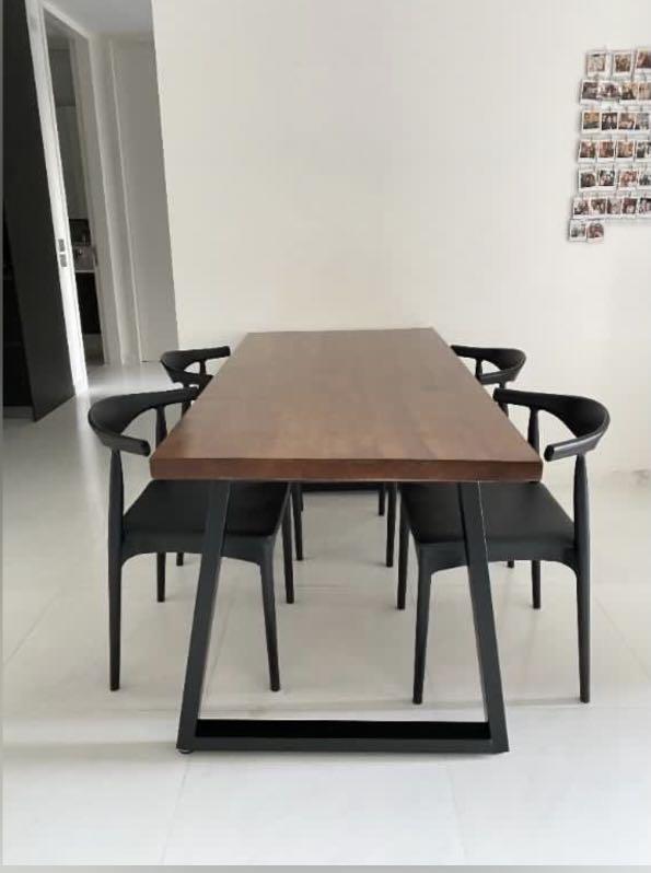 Dining Table (Category: Tables & Sets) located in Singapore. Submitted by skippy (Listing ID 1125505447, Image 2). Description: Solid wood dining table, 1.6m x 0.8m Chairs not included Some light scratches .
