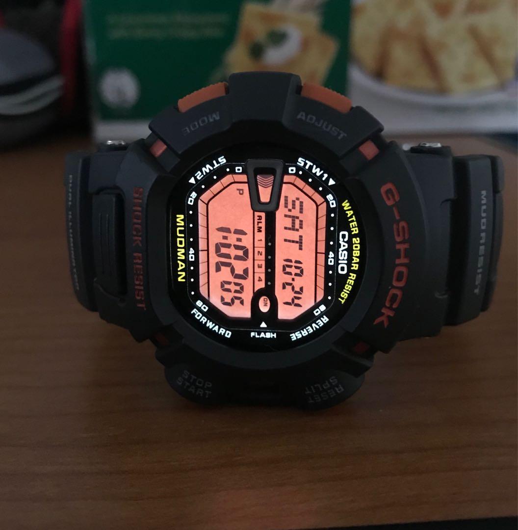 G shock grey orange outlet