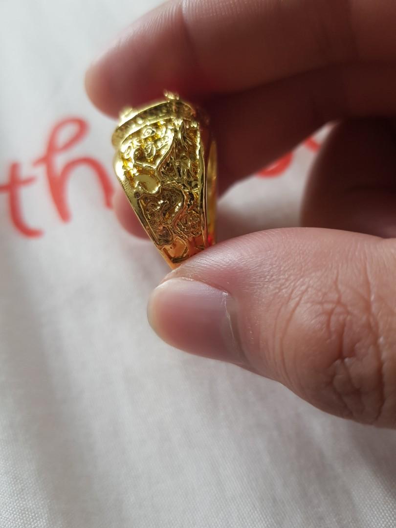 FAKE Golden dragon ring