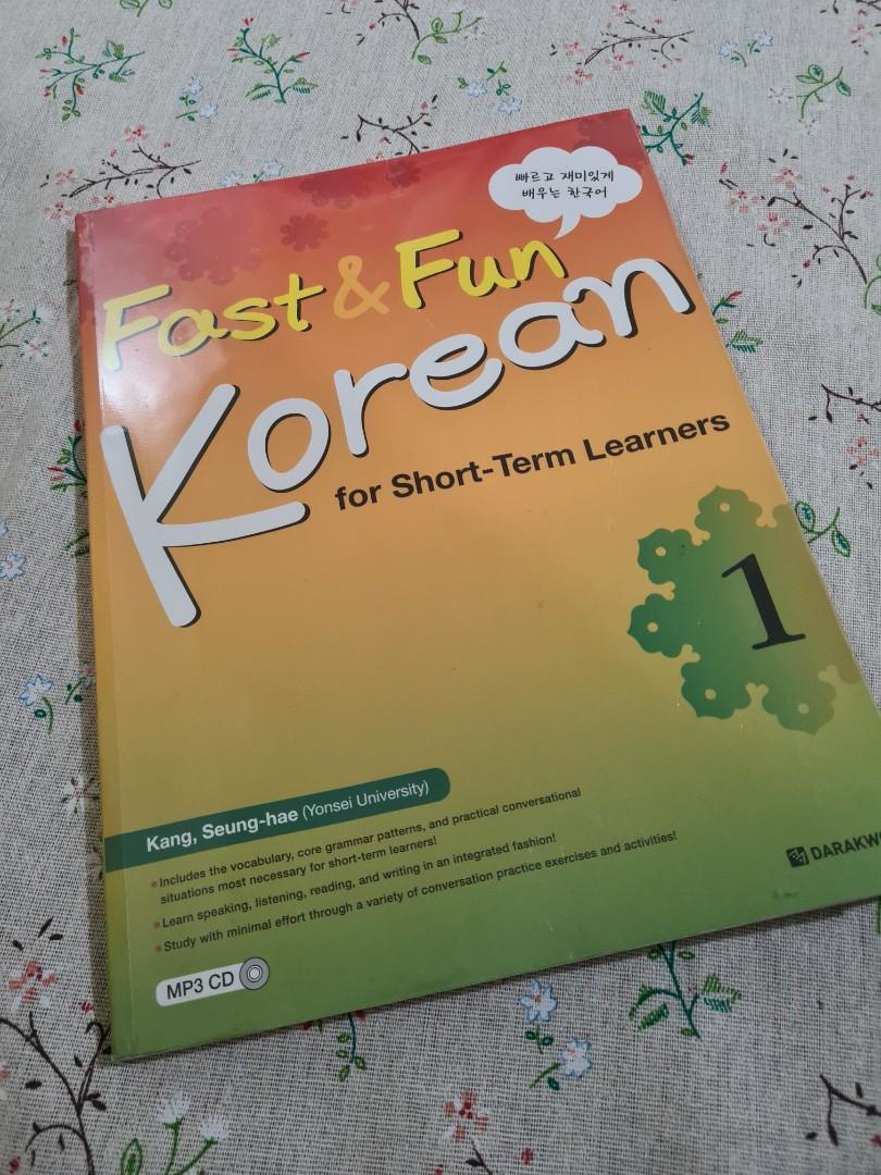 Books　Learn　Toys,　Fast　Audio　Hobbies　CD　Carousell　Learners　for　for　Korean　Exercises　on　Fiction　Textbook,　Short-Term　Non-Fiction　with　Magazines,　Fun　Korean