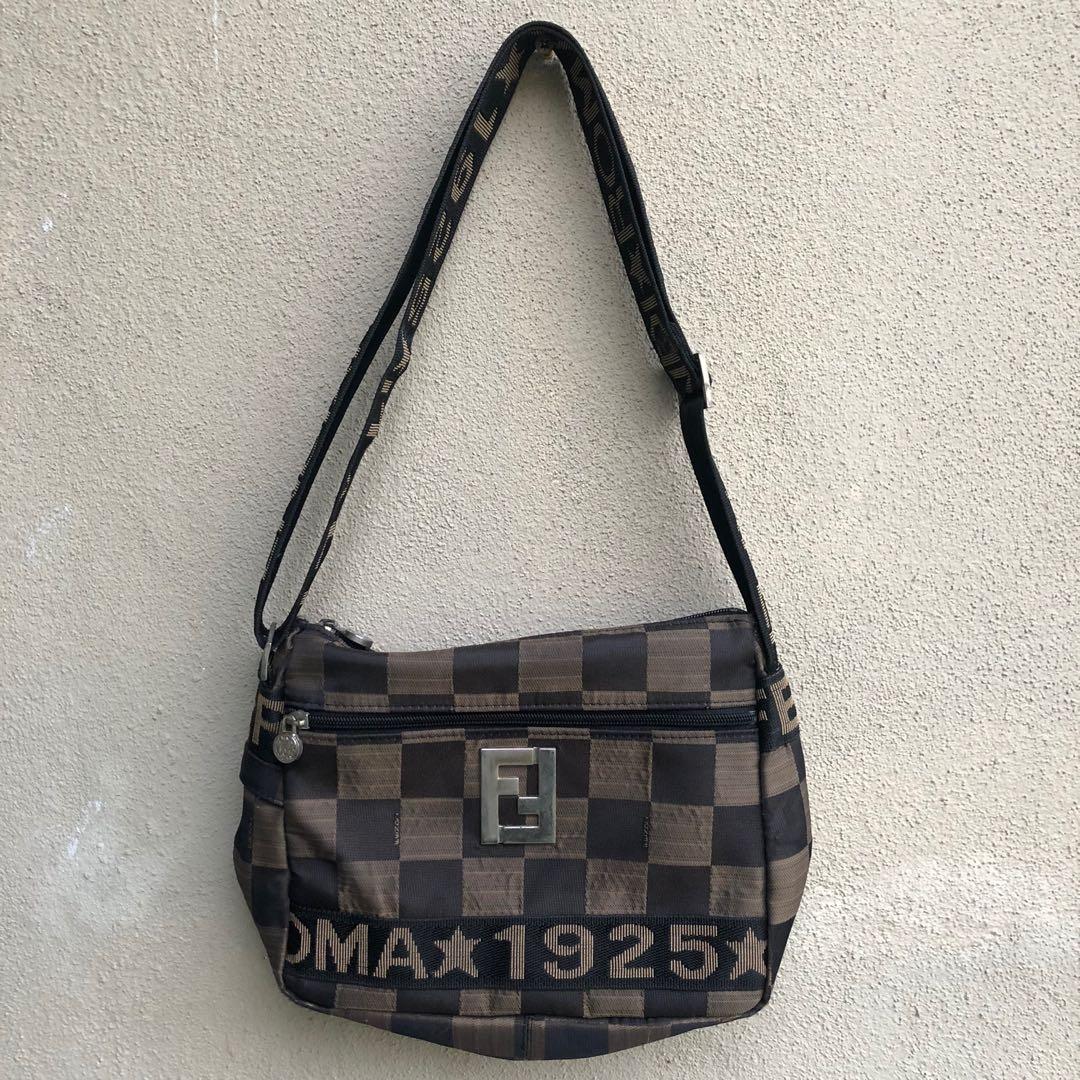 Fendi checkered bag new arrivals