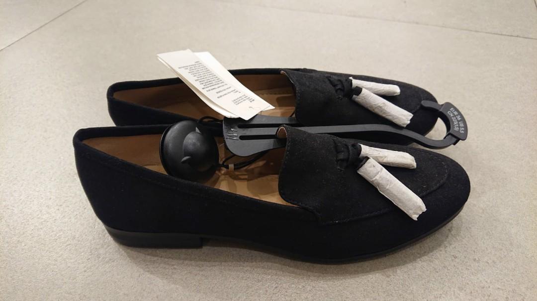 Flat shoes hitam h&m best sale