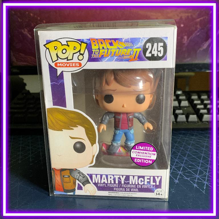 Funko Pop Back to the Future Marty McFly on Hoverboard Japan Convention Exclusive Hobbies Toys Toys Games on Carousell