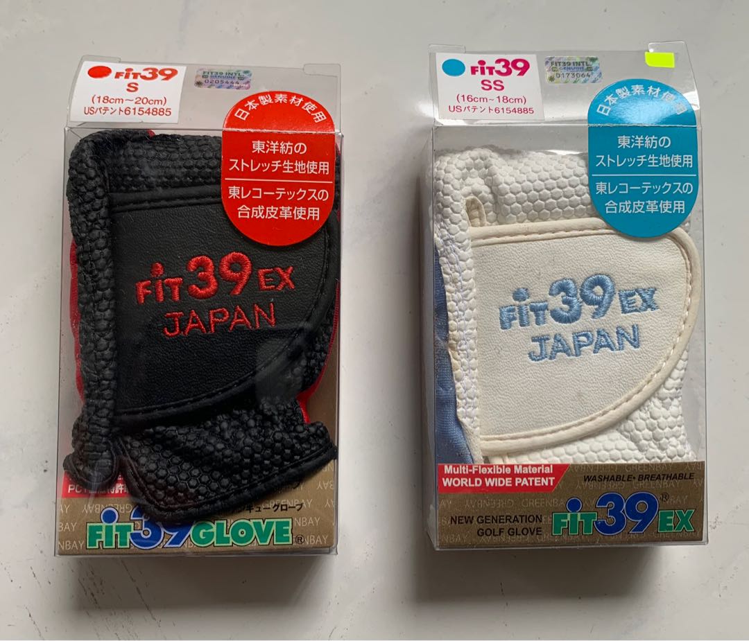 Golf Gloves (Left only) Japan Fit39ex, Sports Equipment, Sports  Games,  Golf on Carousell