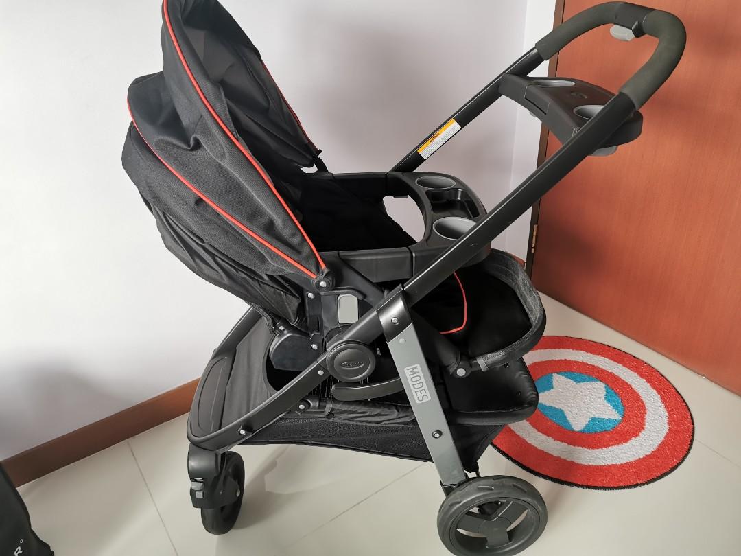 Graco modes Stroller (Category: Strollers) located in Singapore. Submitted by yilisha1 (Listing ID 1125512521, Image 5). Description: In very good condition (No tear no stain) Can switch to either front or back facing. Very strong and sturdy stroller. Self collect @BukitBatok.