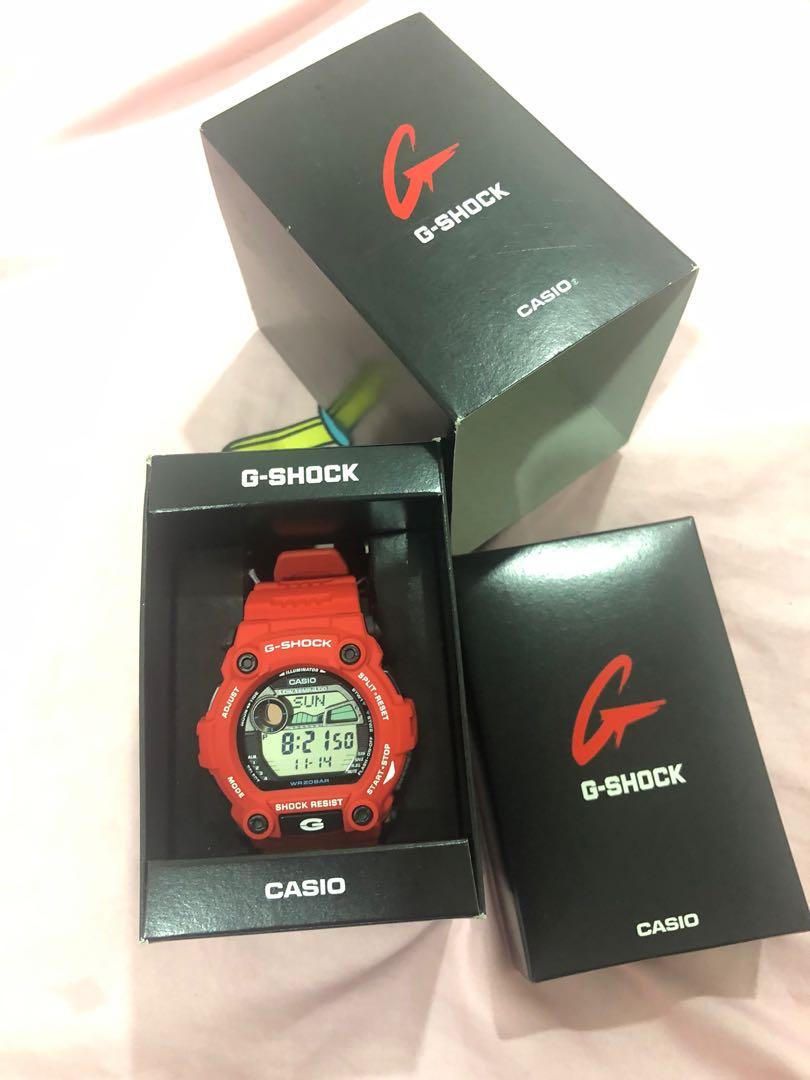 Gshock Mat Moto Merah Men s Fashion Watches Accessories