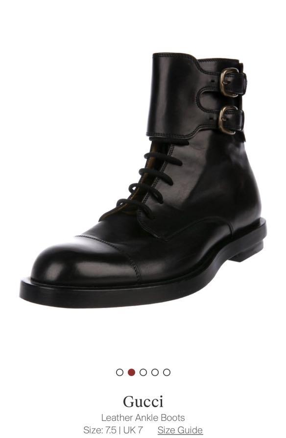 Gucci Combat Boots