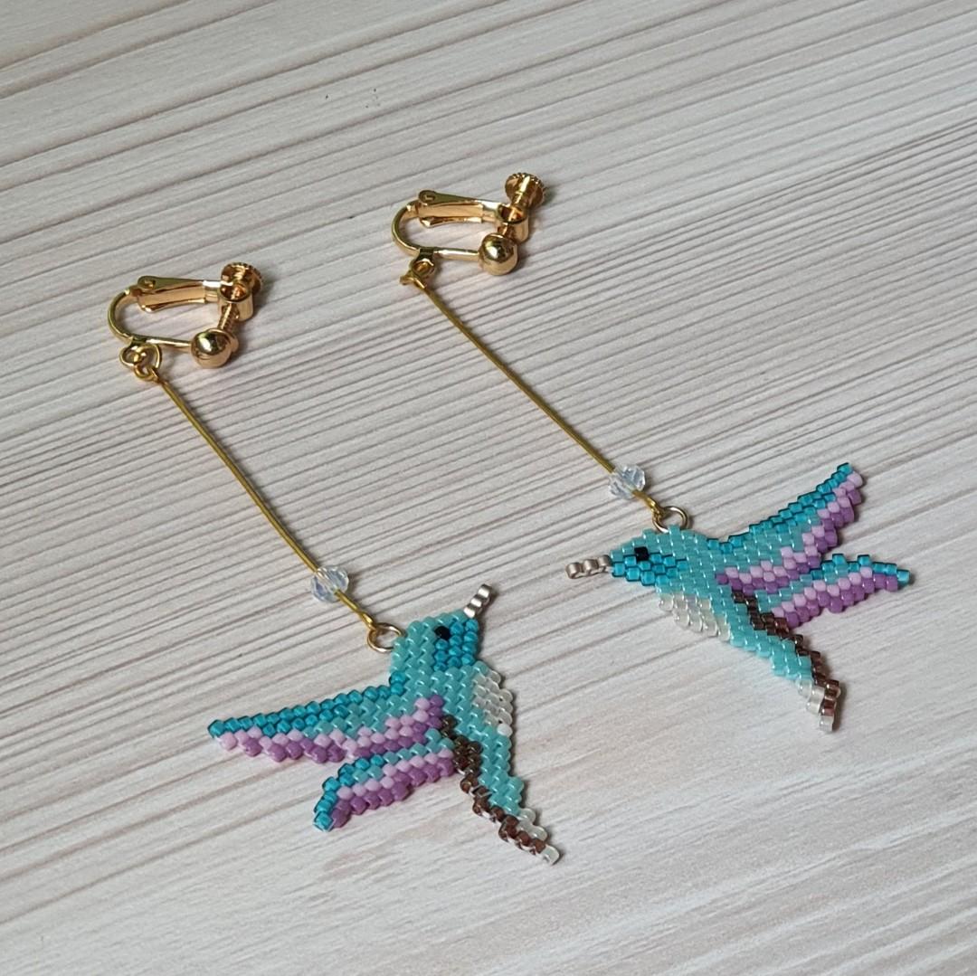 beaded handmade earrings