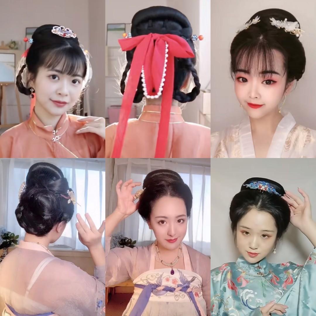 my hanfu favorites  Hairstyle tutorial for traditional Chinese