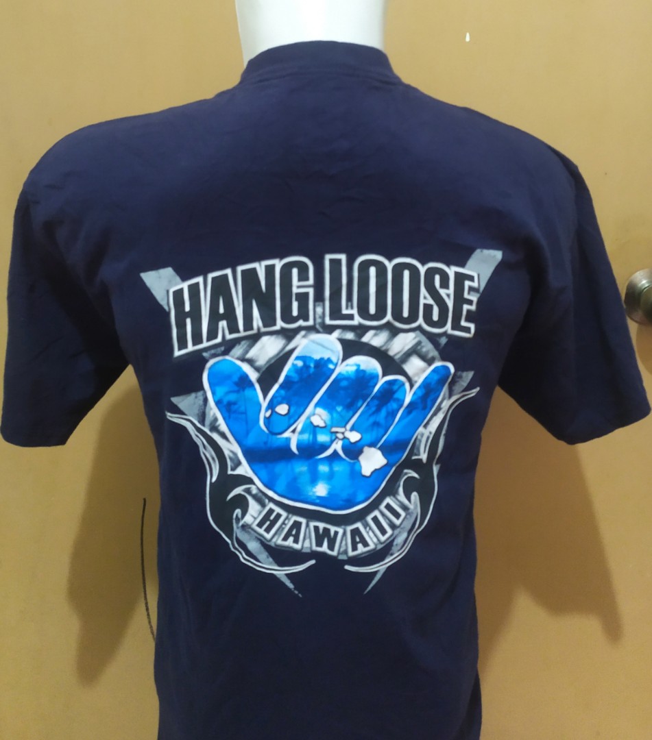 Hawaii Hang Loose Hanes, Men's Fashion, Tops & Sets, Tshirts