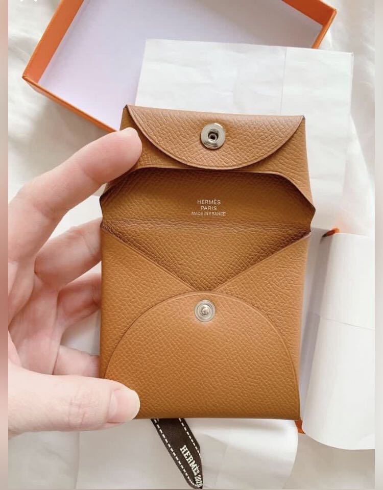 HERMÈS Bastia change purse in Mauve Sylvestre Chevre leather with Palladium  hardware-Ginza Xiaoma – Authentic Hermès Boutique