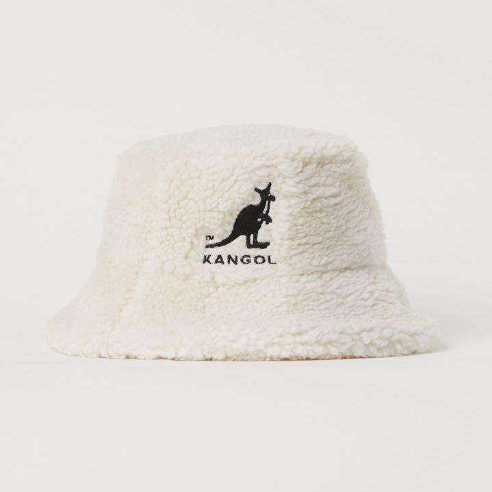 H\u0026M x Kangol Faux Shearling Bucket Hat 