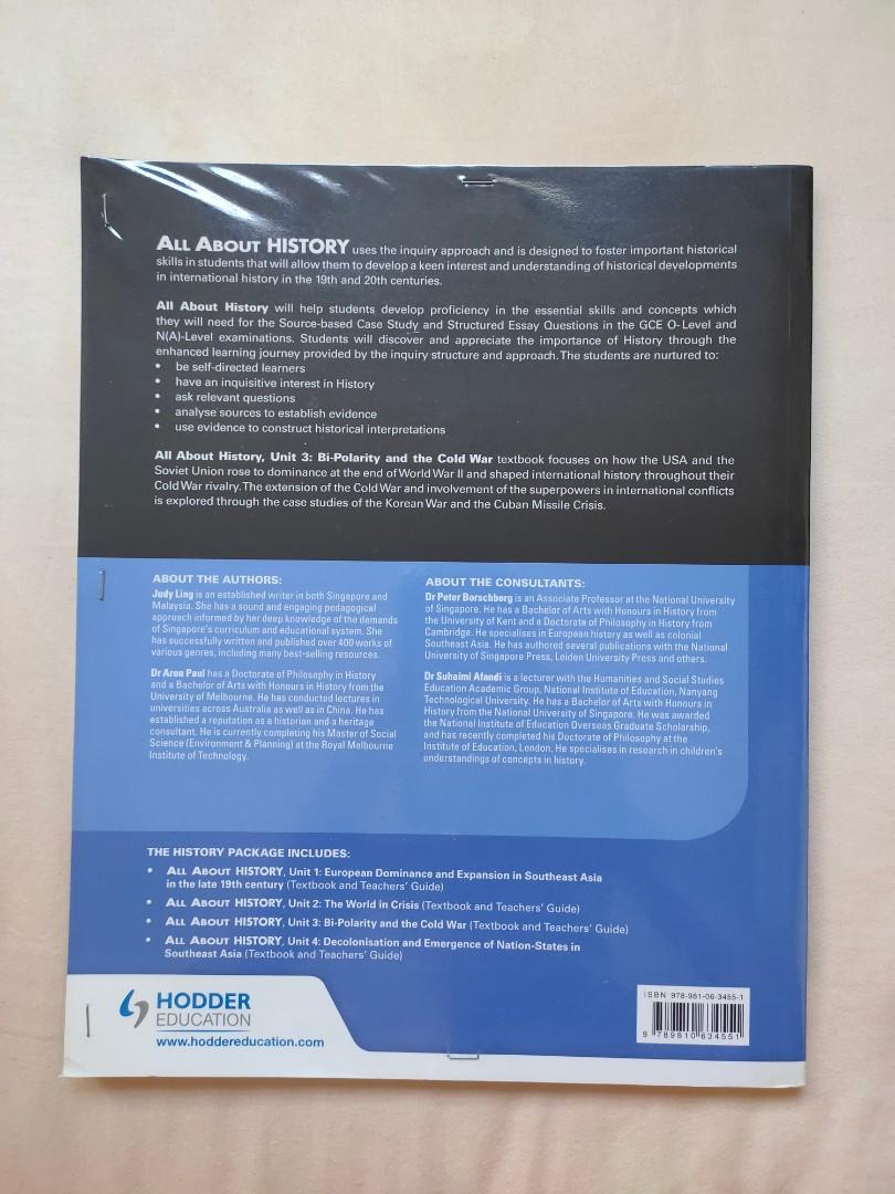 Hodder Education History Elective Textbook UNIT 3 BIPOLARITY & THE