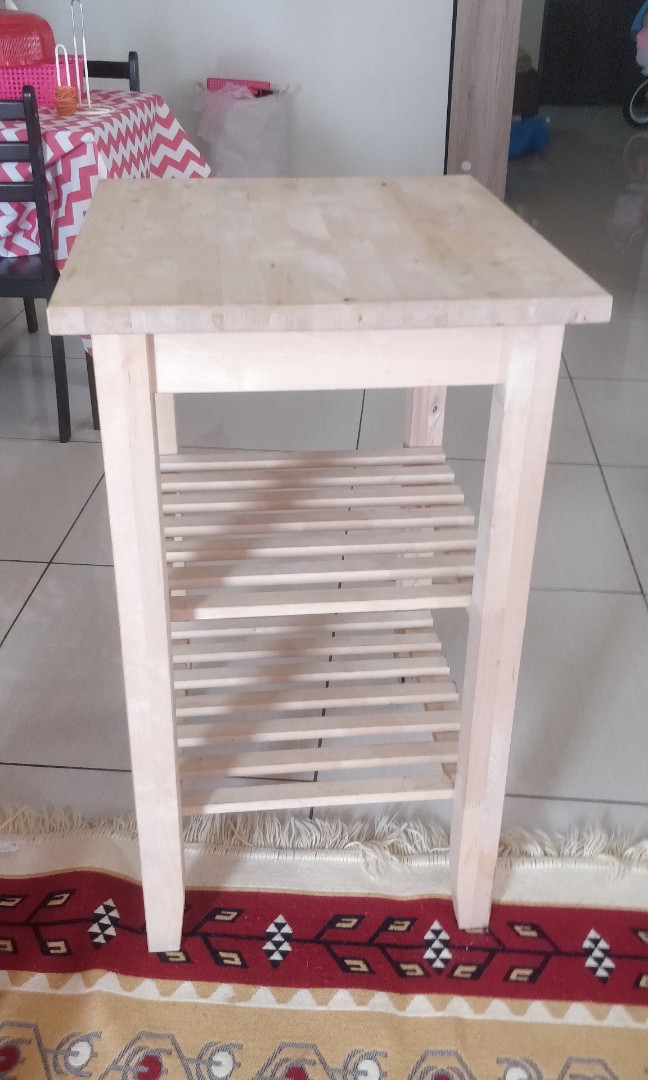 Ikea bekvam kitchen cart, Furniture & Home Living, Furniture, Shelves