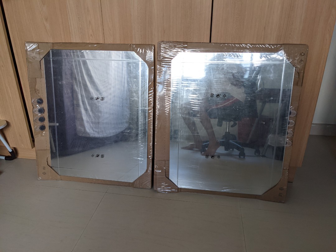 IKEA Eidsa mirrors, 48 x 60cm, 2pcs, Furniture & Home Living, Home