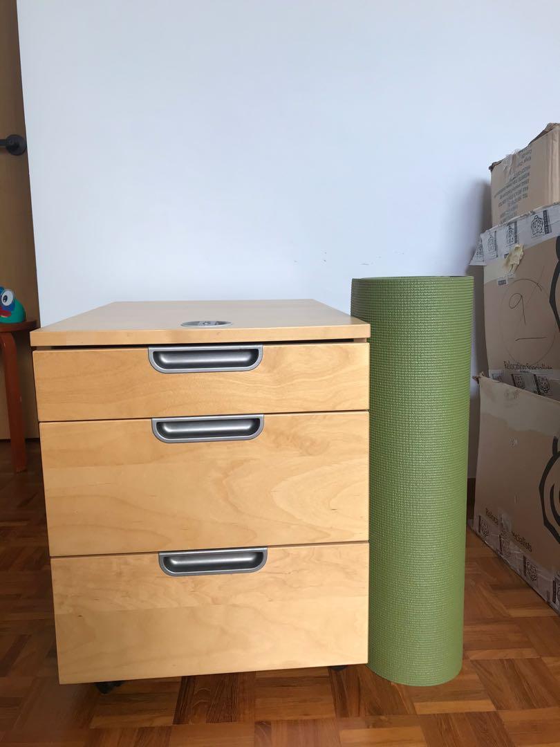 IKEA Galant Filing on Wheels, Furniture & Home Living