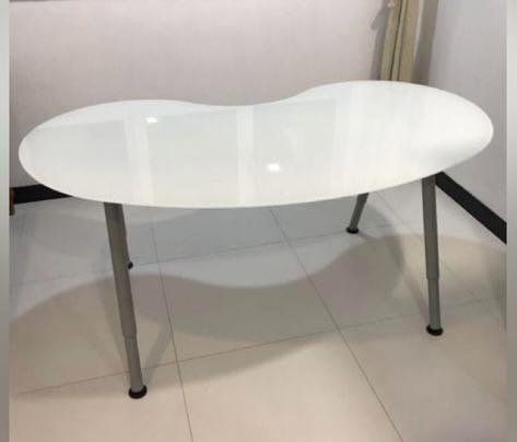 Ikea galant kidney shaped shop desk