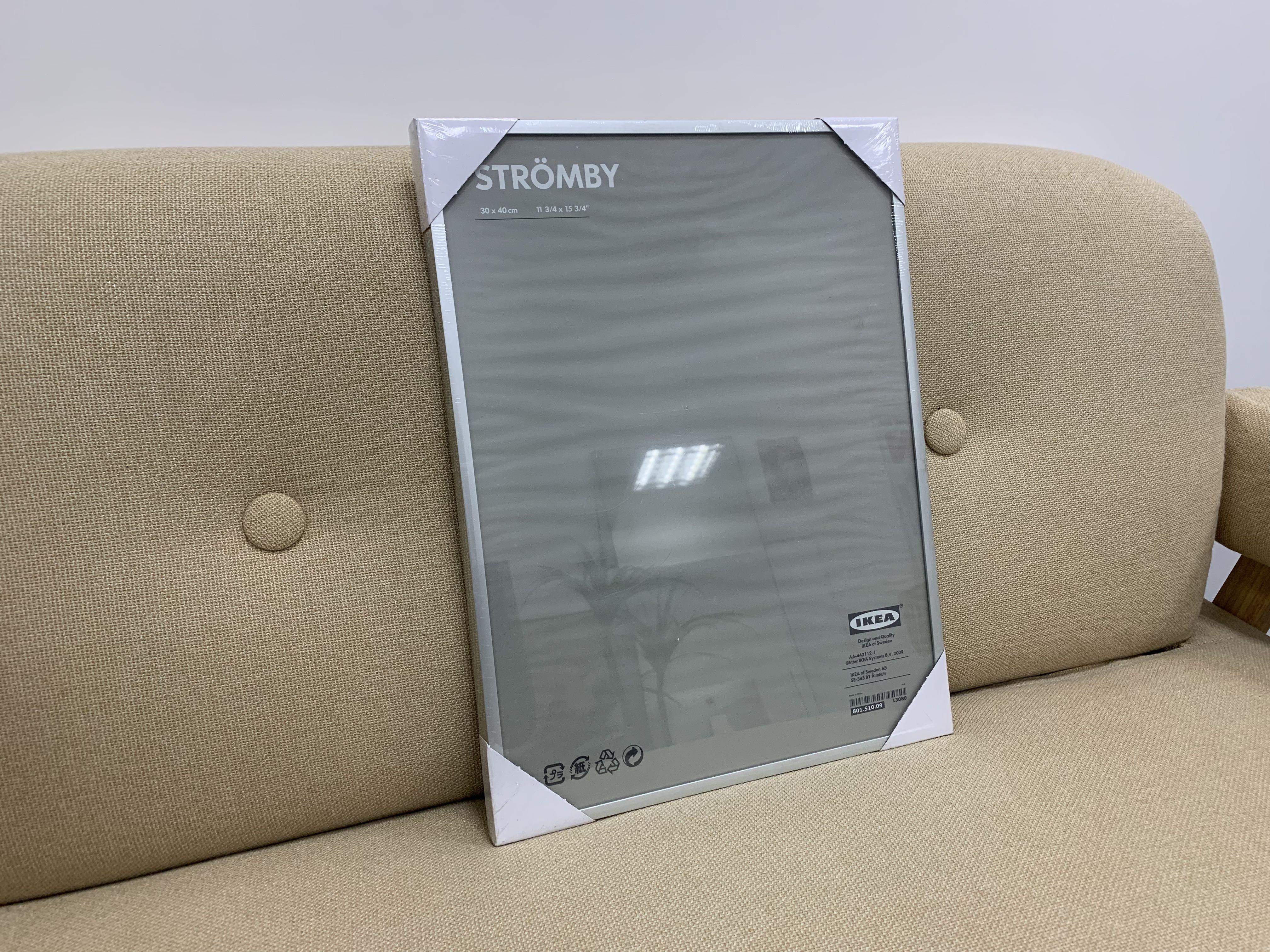 Ikea Stromby silver photoframe 銀色相框 畫框, 傢俬＆家居, 家居裝飾, 相架畫作 - Carousell