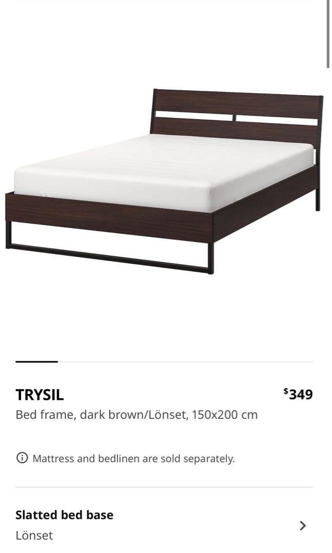 IKEA Trysil bed frame (QUEEN SIZE), Furniture & Home Living, Furniture, Bed Frames & Mattresses