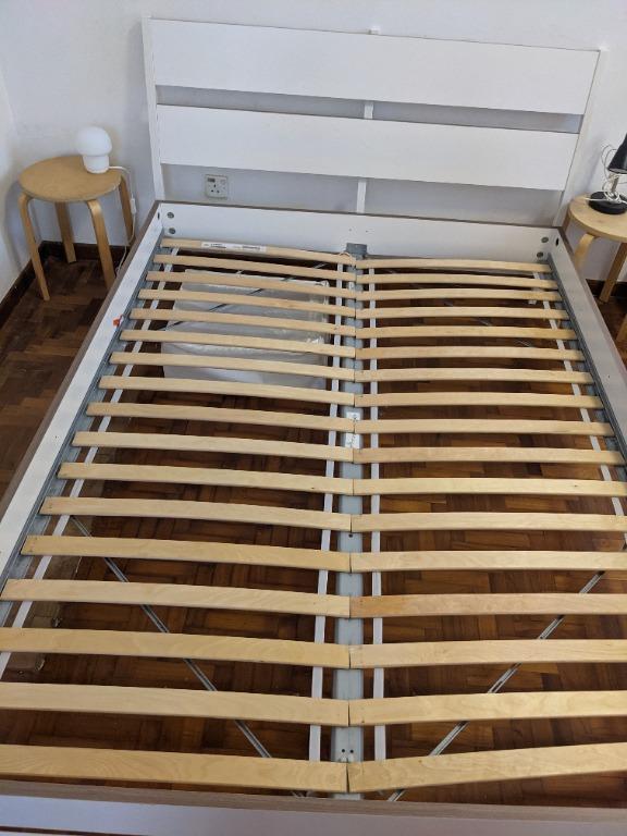 IKEA Trysil double bed frame, Furniture & Home Living, Furniture, Bed