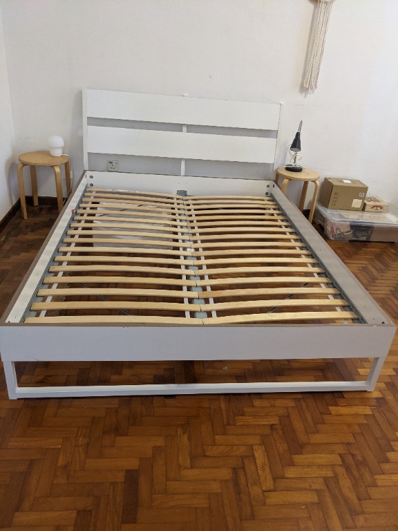 IKEA Trysil double bed frame, Furniture & Home Living, Furniture, Bed