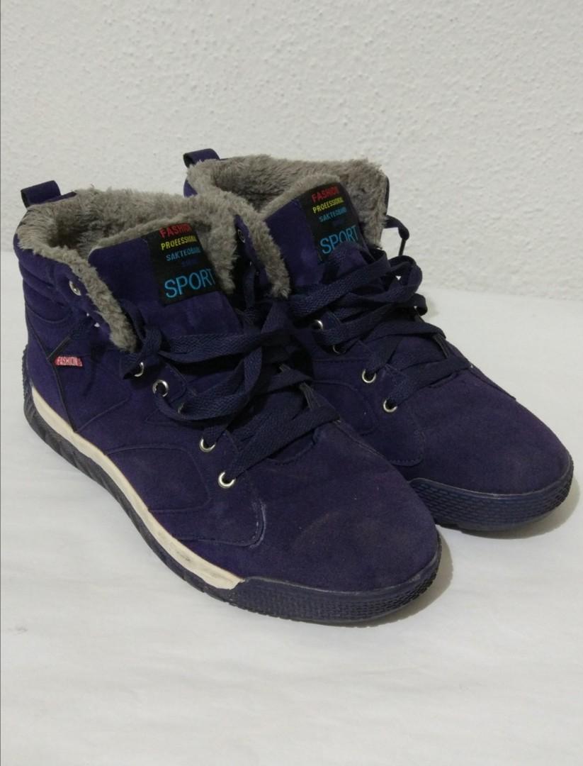 In Stock EUR47 Men Winter Boots Winter Shoes High Cut Shoes Fur