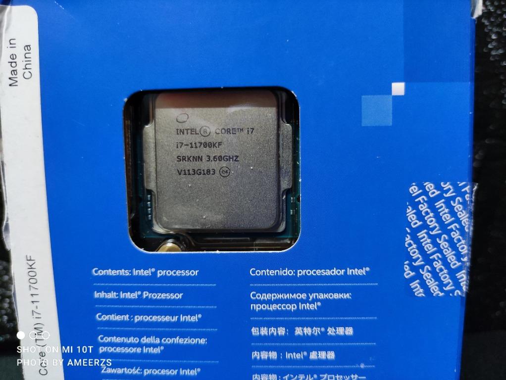 Intel Core i7-11700KF 8 Core 16 Thread Processor CPU