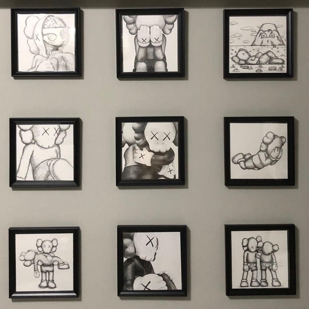 Kaws pencil drawing/sketching, Hobbies & Toys, Stationery & Craft, Art