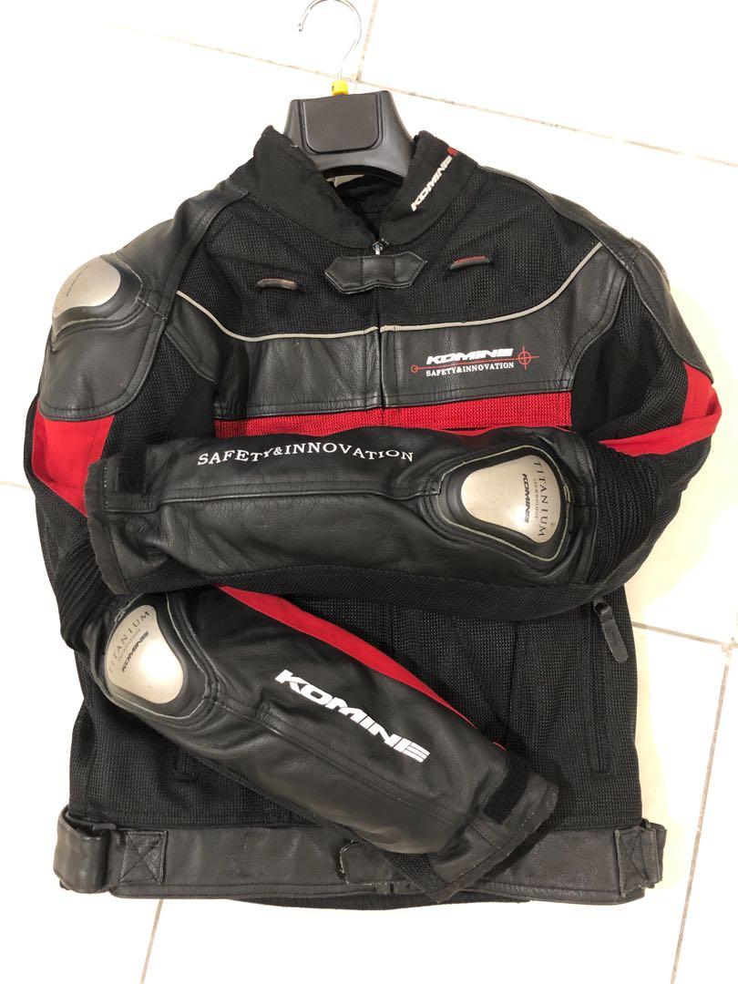 Komine titanium jacket sales