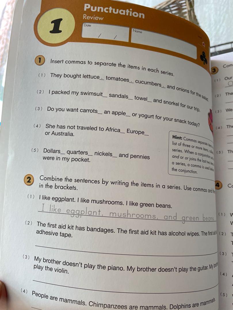 Kumon writing workbooks Grade 5, Hobbies & Toys, Books & Magazines