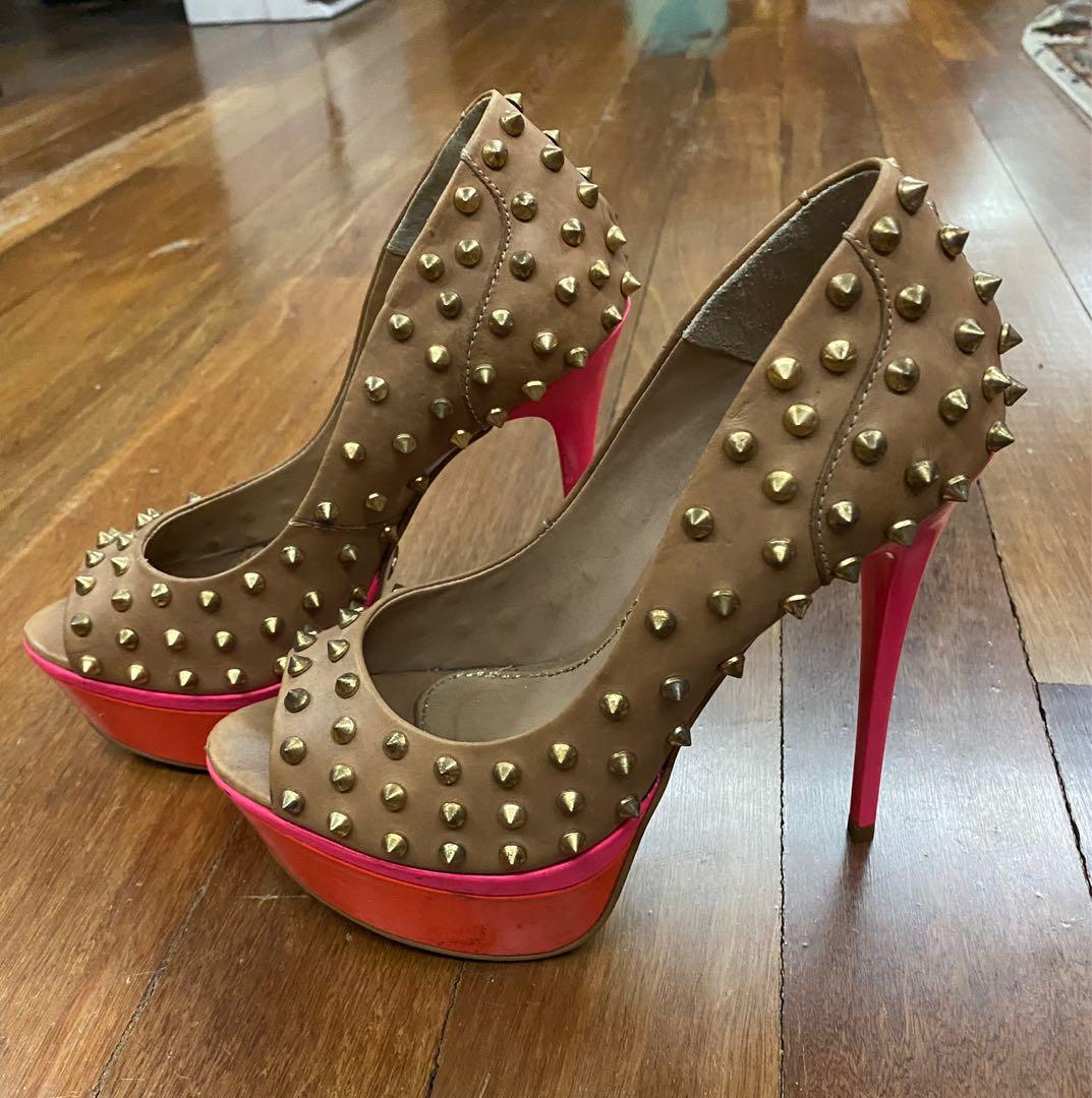Kurt geiger studded heels sale