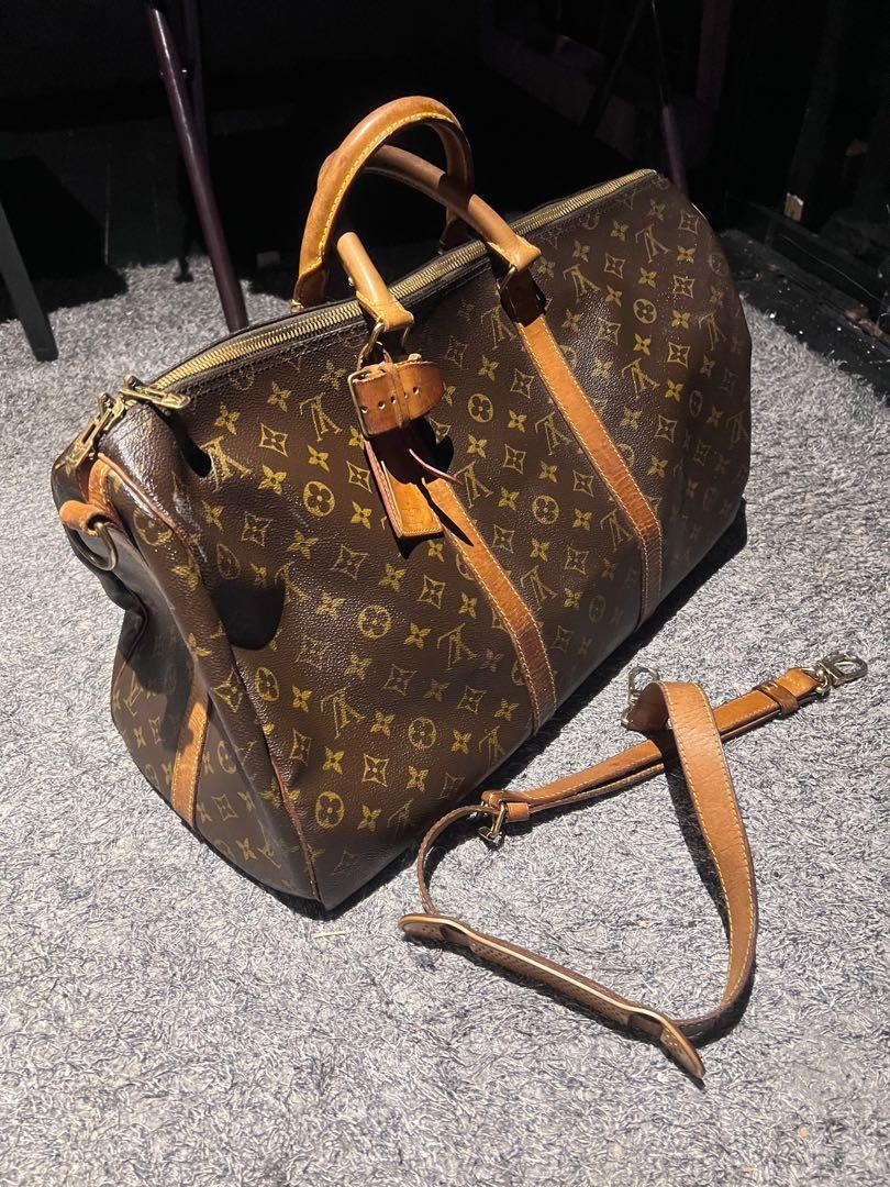 Legit Louis Vuitton Keepall 50 bandouliere with strap