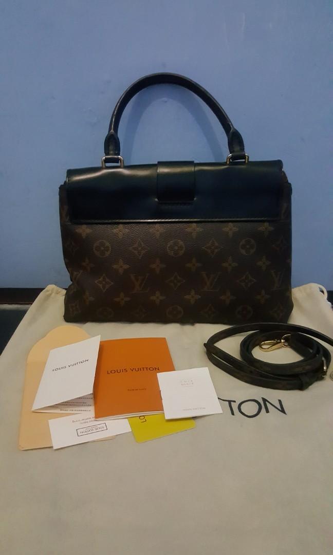 Loùis Vuitton One Handle Flap Bag MM Monogram, Fesyen Wanita, Tas