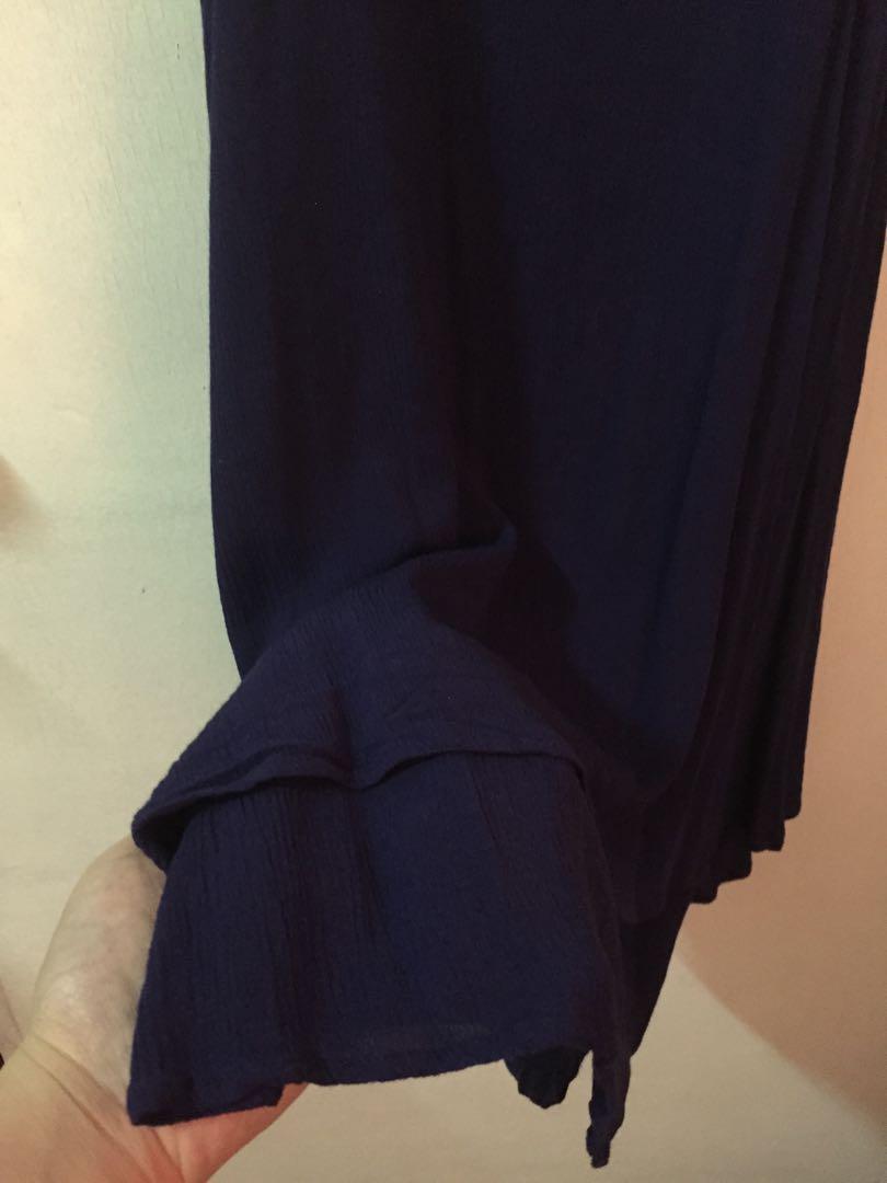 Low back dress (Category: Dresses) located in Manila. Submitted by futuremd_ (Listing ID 1125541169, Image 2). Description: Used once. Low back dress. Can be used with inner white shirt. Perfect when used with white sneakers :) Can fit M- L.