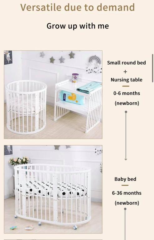 7 in top 1 baby bed