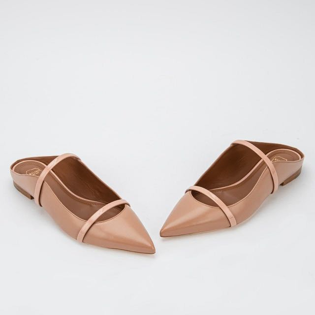 Malone souliers flats nude blush 