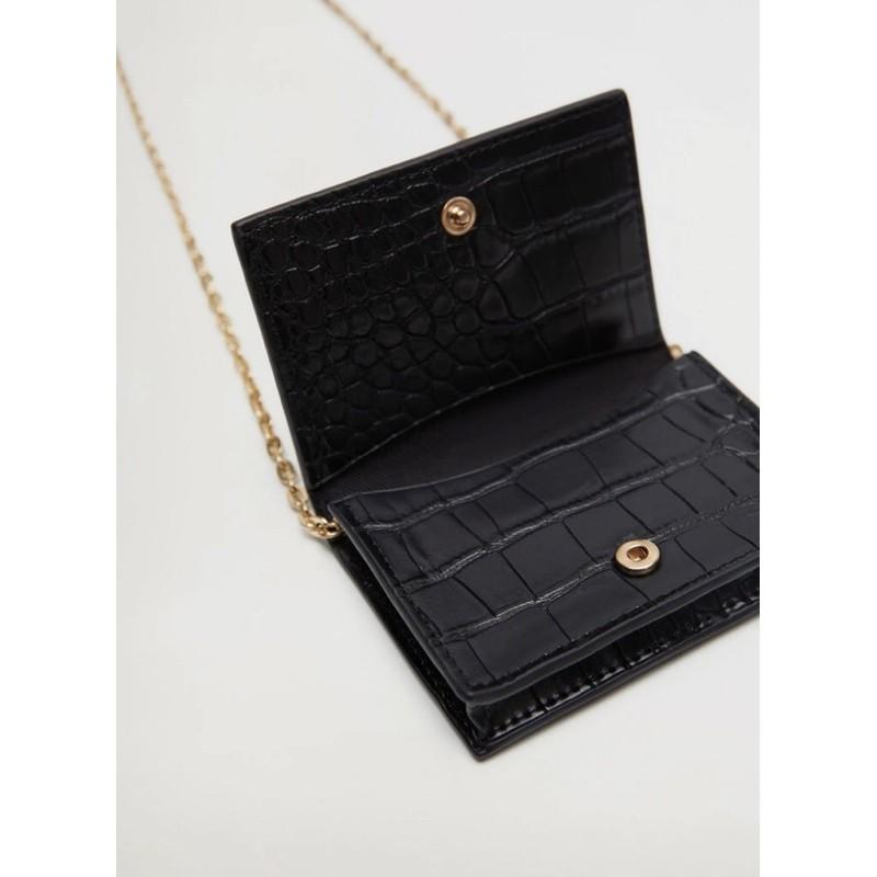 Mango chain coin purse sales