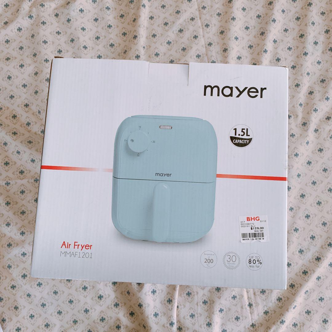 Mayer 1.5 l retro deals mini air fryer