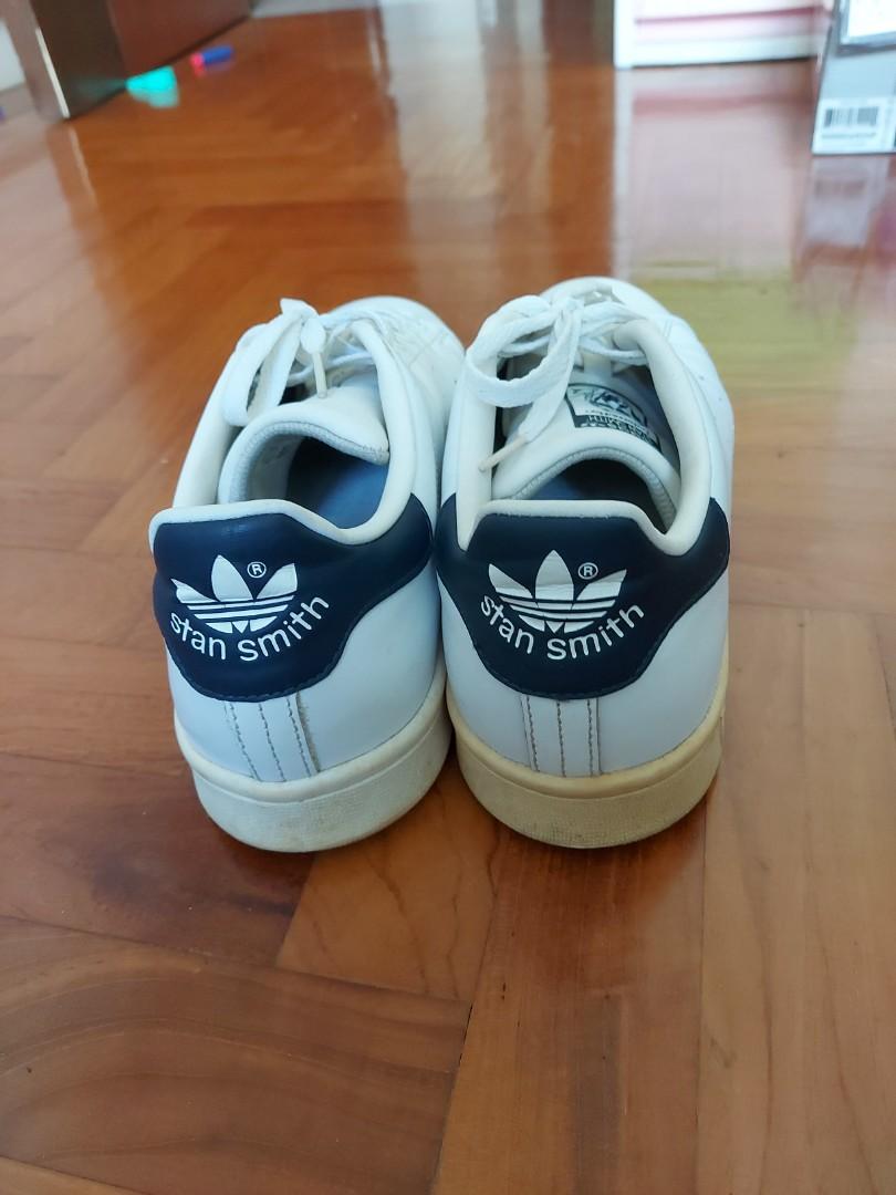 Men's Adidas Stan Smith Navy, Men's Fashion, Footwear, Sneakers on Carousell
