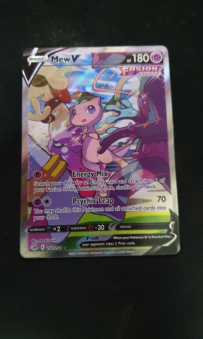 Mew V - 251/264 - Alternate Art Ultra Rare, FUSION STRIKE