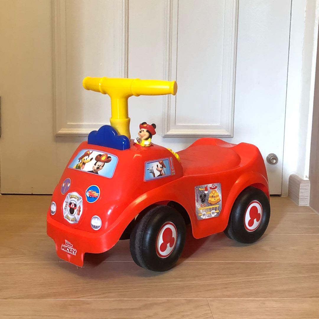Mickey mouse fire truck ride on hot sale