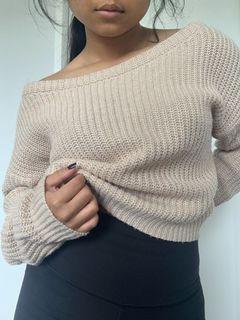 Missguided Beige OTS Knit