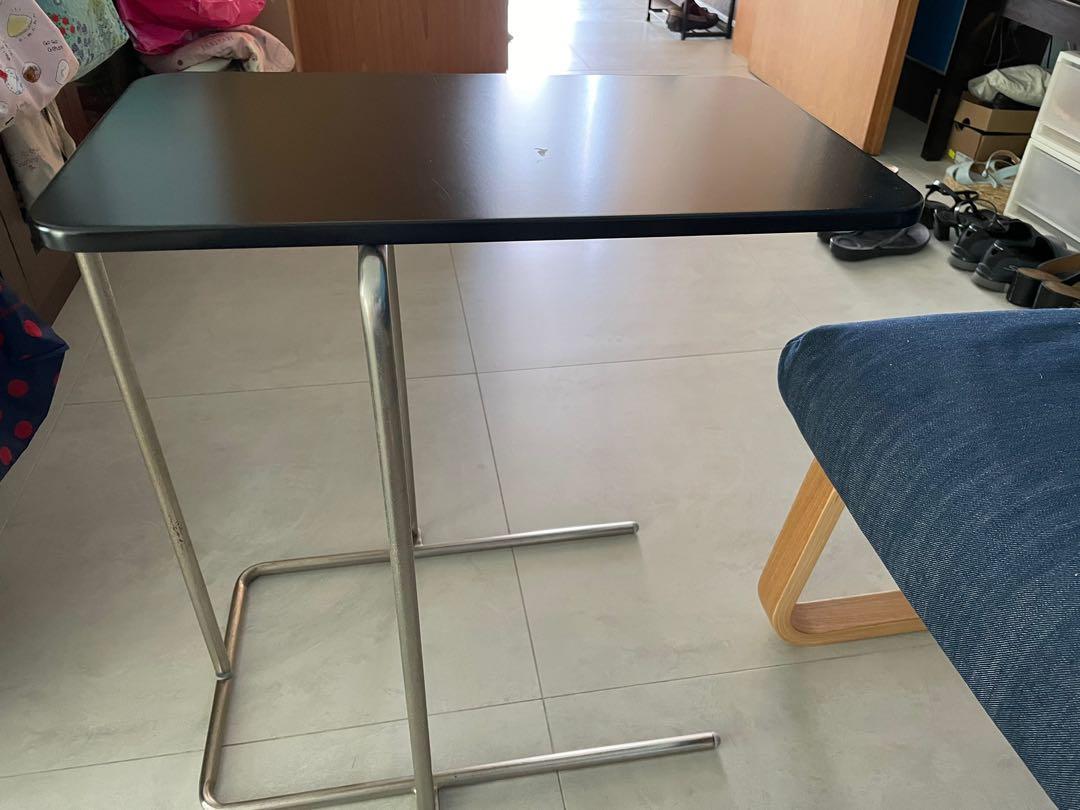 Muji IKEA oak sofa chair & Rian side table bundle, Furniture & Home