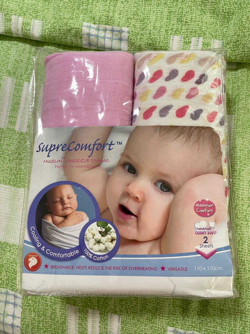 Muslin Sheets, Babies & Kids, Babies & Kids Fashion on Carousell